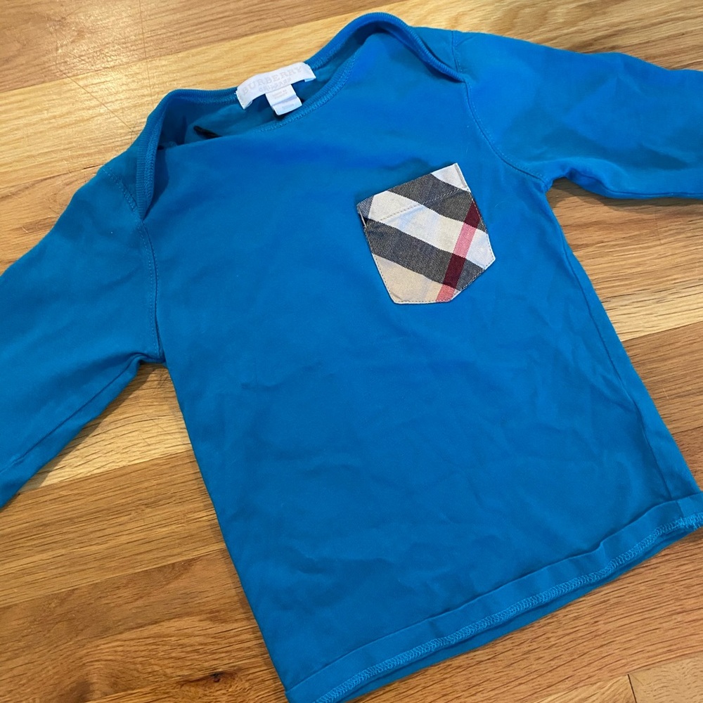 Boys Burberry Long Sleeve Shirt
